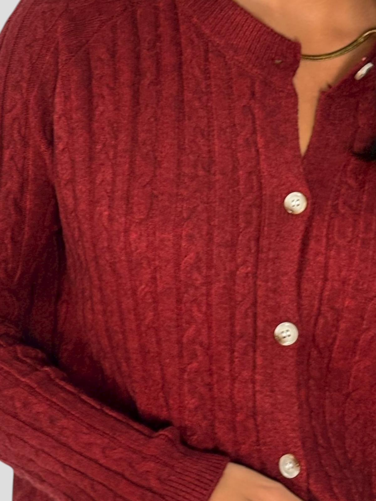 Cardigan Trenza SIGLERWOMAN detalle