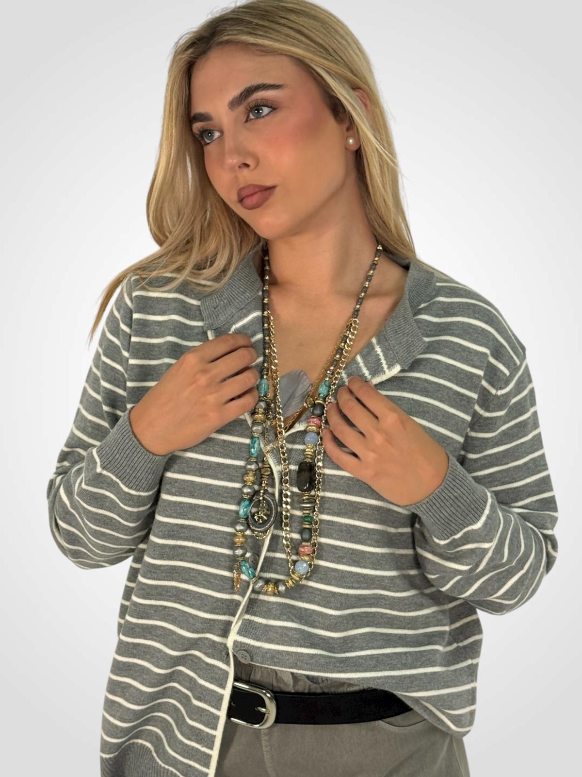 CARDIGAN RAYAS