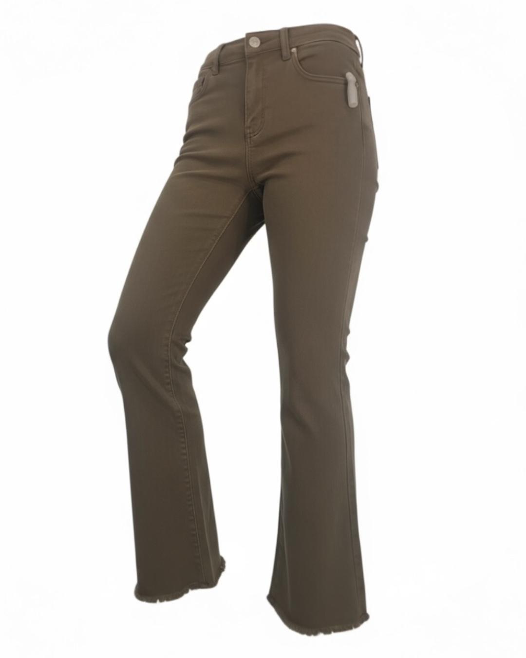 PANTALON CAMPANA MARRON 2
