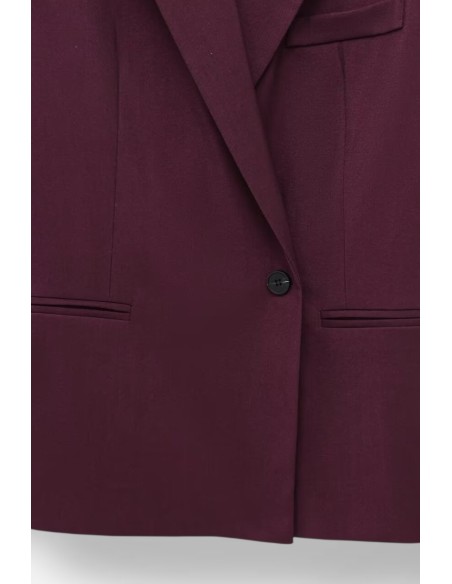 BLAZER BURDEOS
