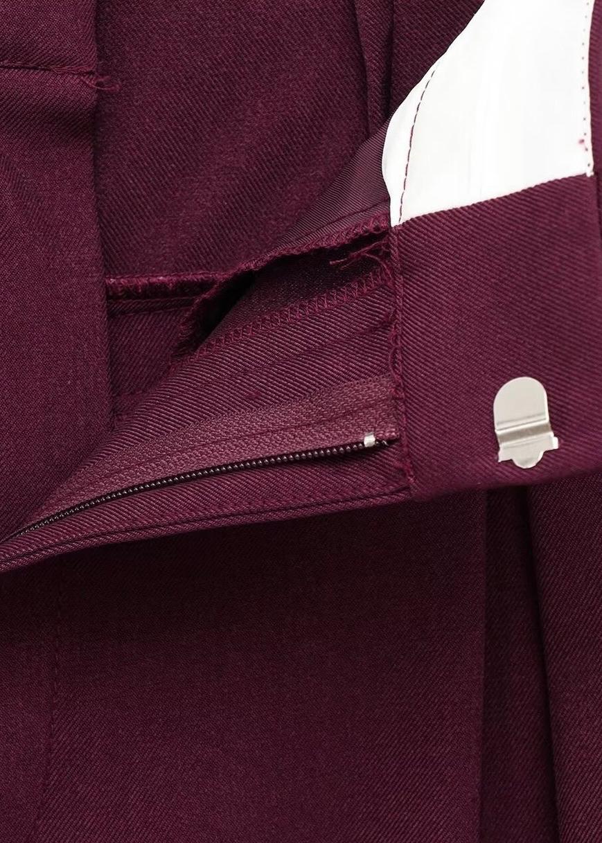 PANTALON PALAZZO BURDEOS