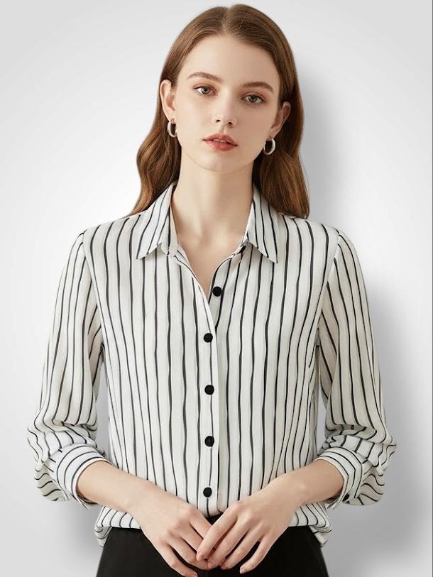 Camisa Rayas SIGLERWOMAN vista frontal