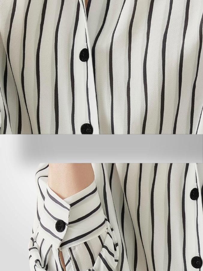 Camisa Rayas SIGLERWOMAN detalle