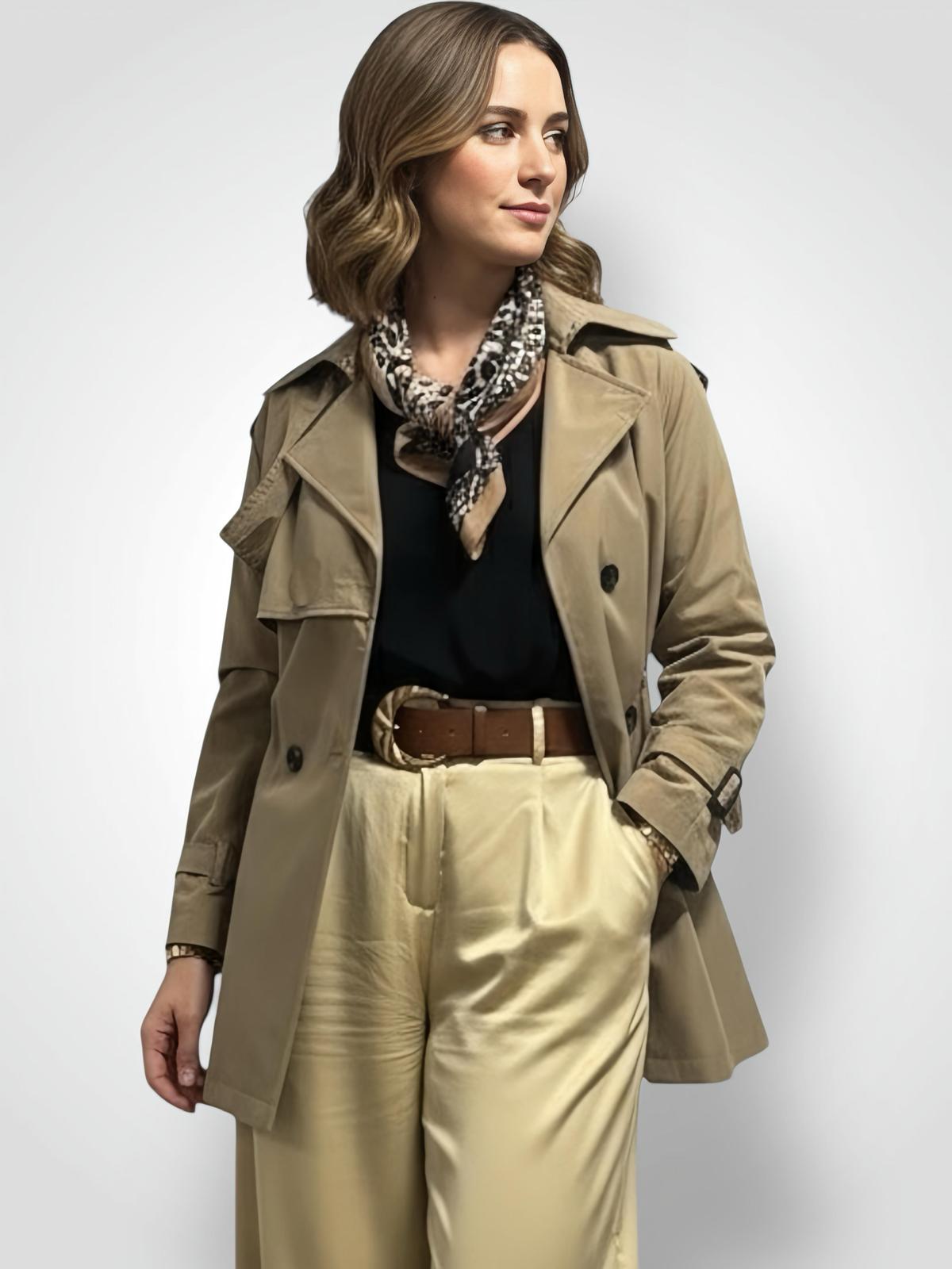 Gabardina Autumn SIGLERWOMAN vista frontal