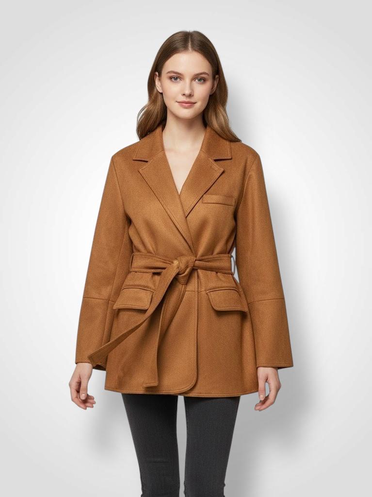 Chaqueta Antelina SIGLERWOMAN vista frontal