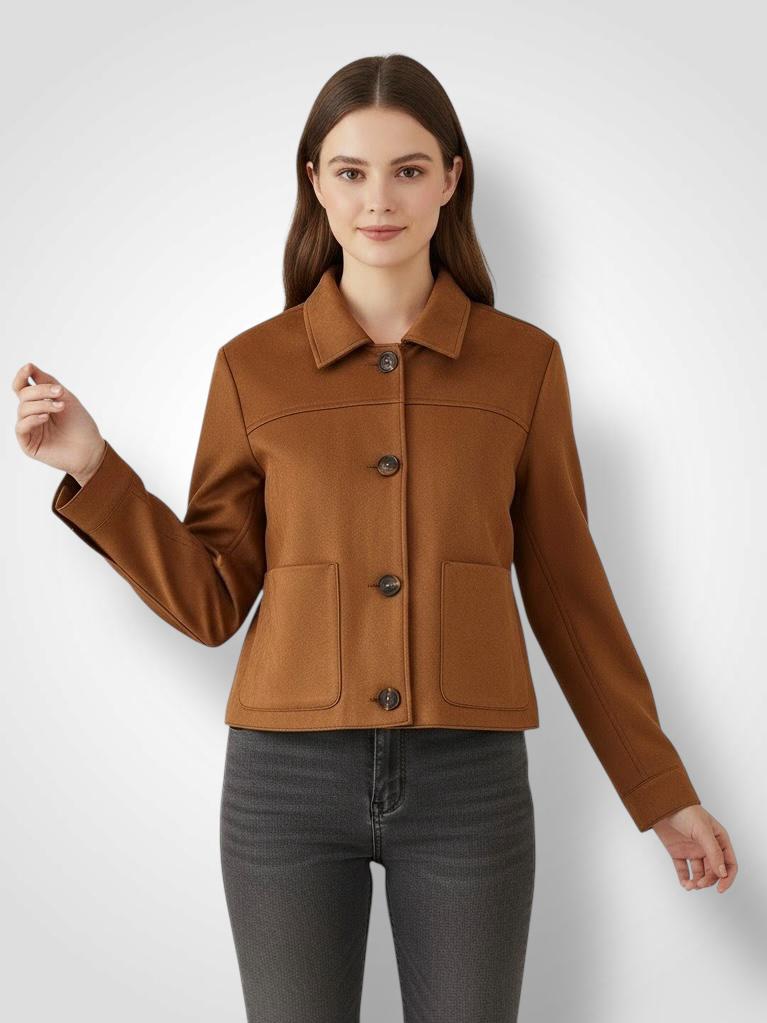 CHAQUETA ANTELINA CORTA