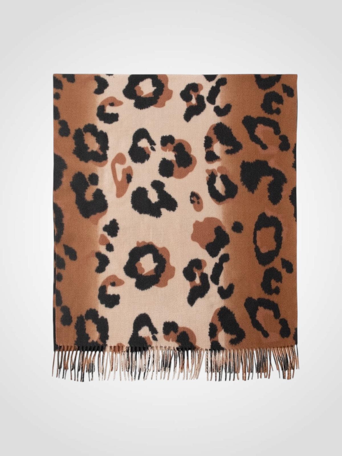 BUFANDA LEOPARDO 60X190