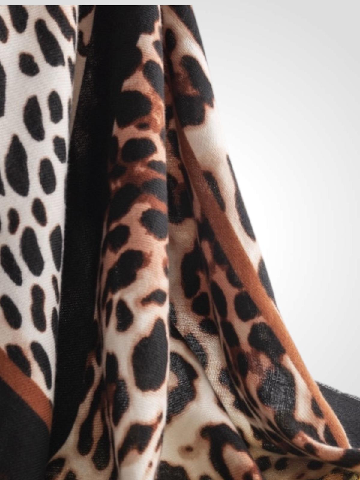 BUFANDA FINA LEOPARDO BUFANDA FINA LEOPARDO