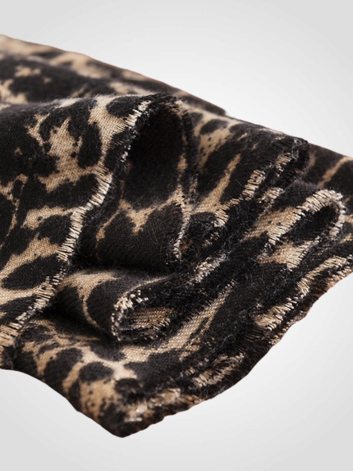 BUFANDA FINA LEOPARDO 65X190 2