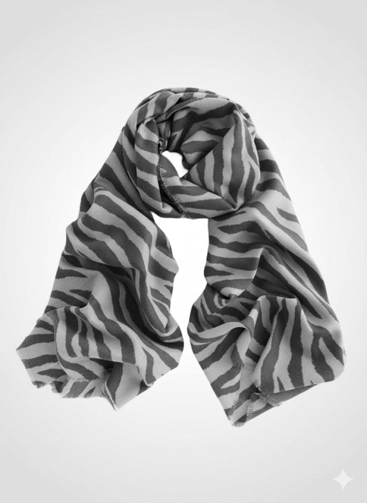 BUFANDA CEBRA 62X190