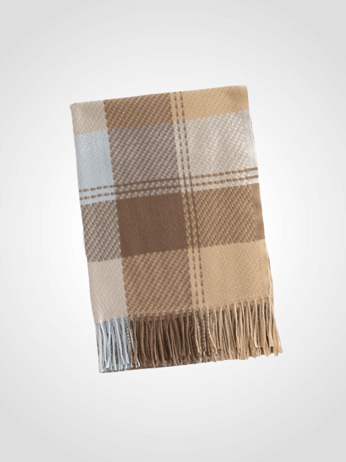 BUFANDA CUADROS 65X200