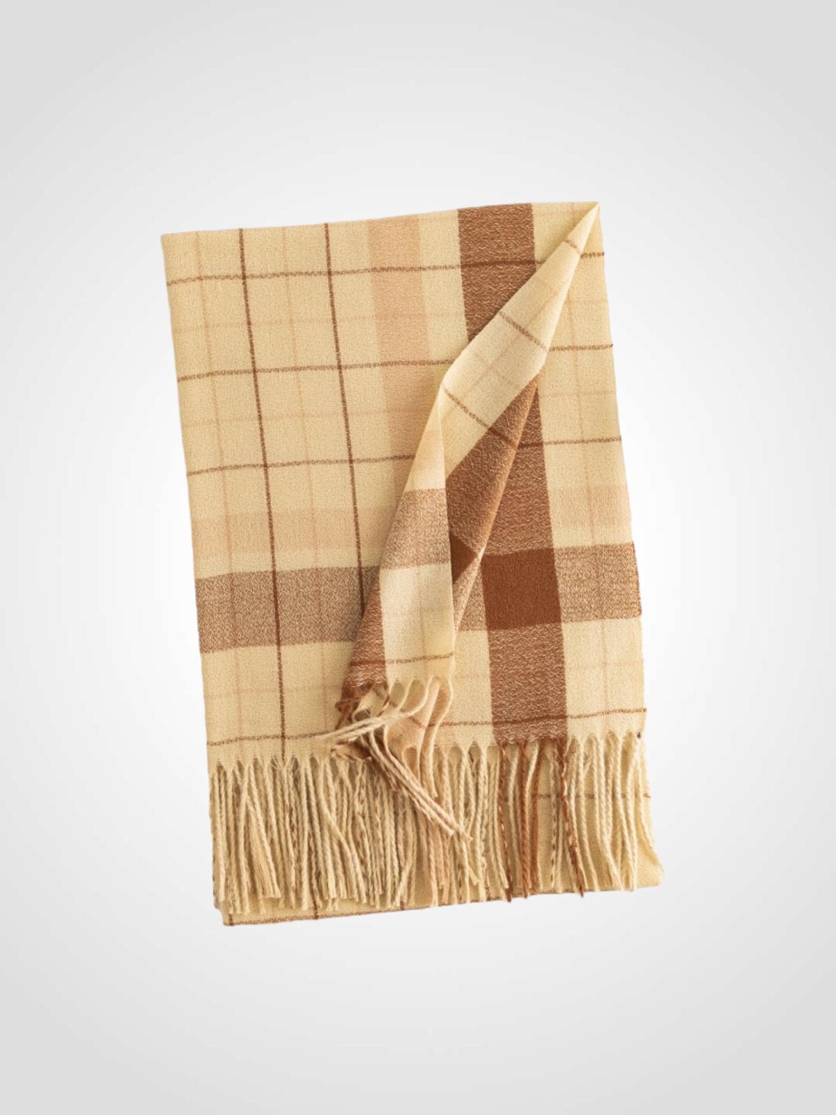 BUFANDA CUADROS 65X200