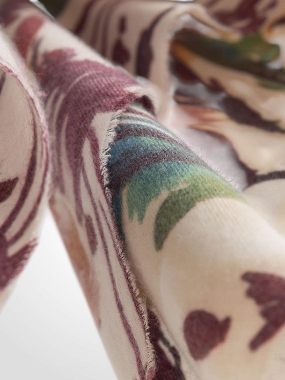 BUFANDA FLORES 65X190