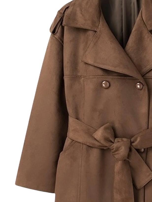 ABRIGO OVERSIZE ANTELINA MARRON