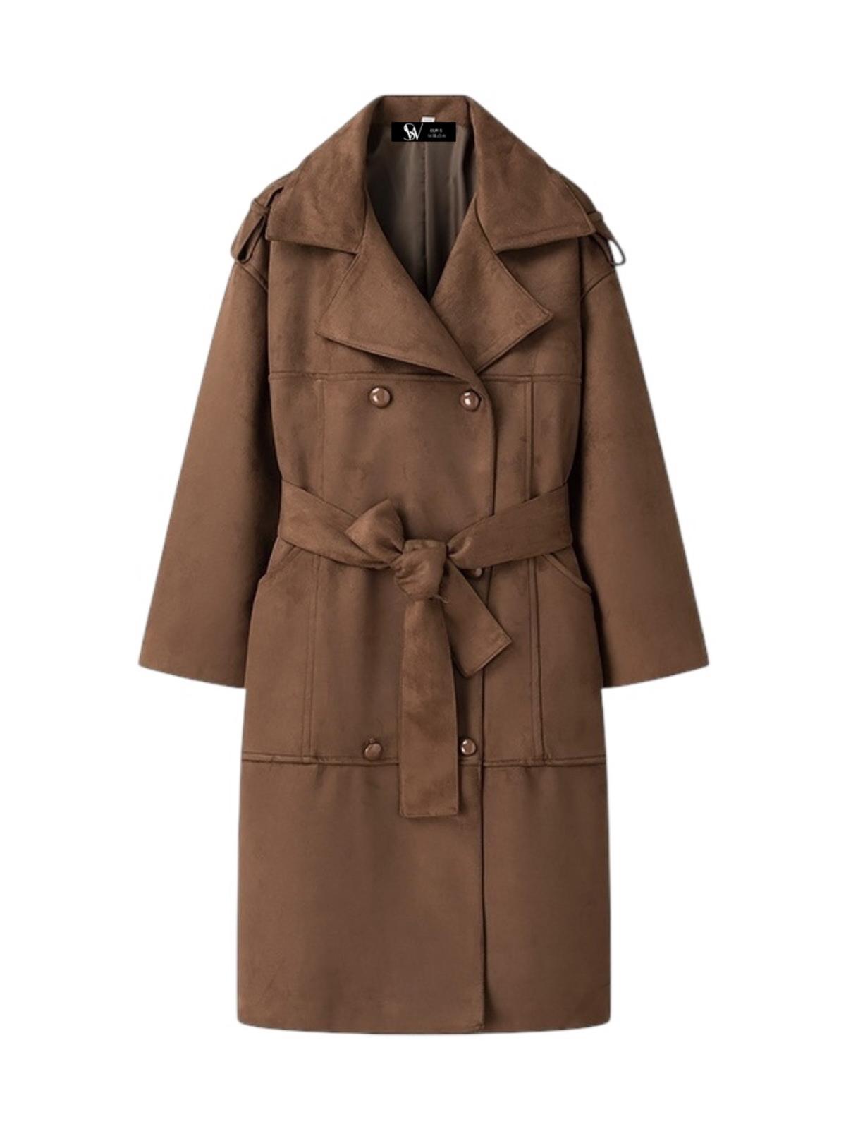 ABRIGO OVERSIZE ANTELINA MARRON