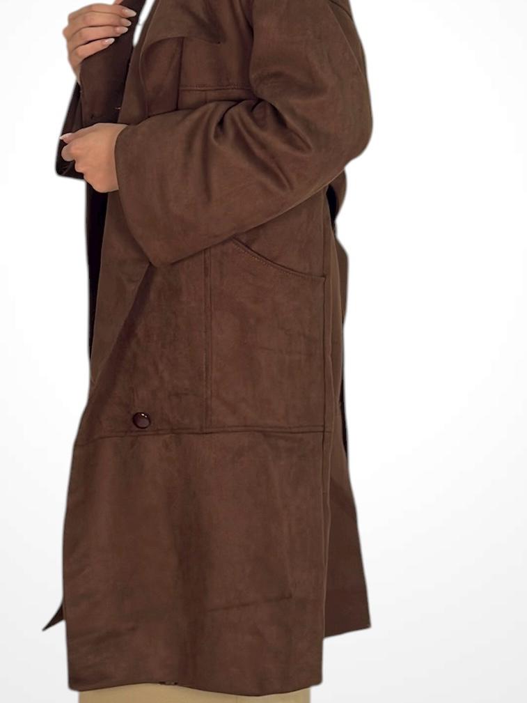 ABRIGO OVERSIZE ANTELINA MARRON