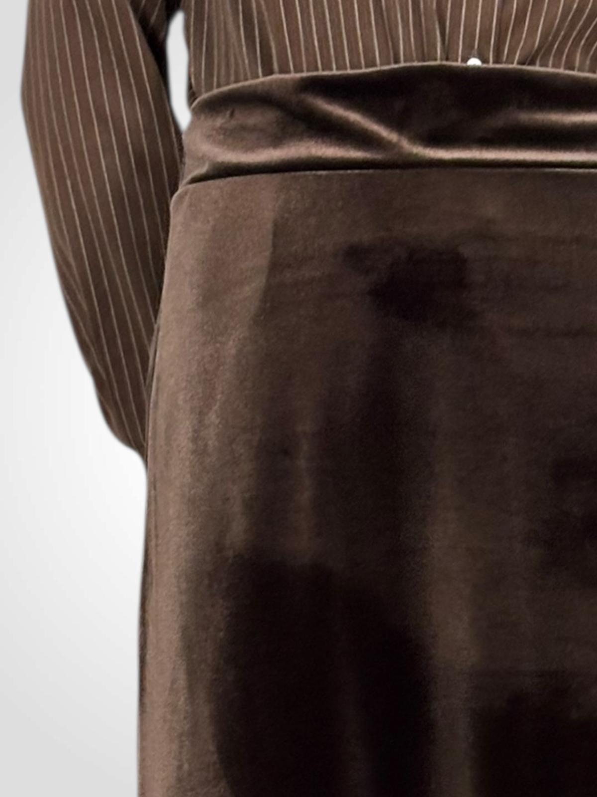 FALDA TERCIOPELO MIDI