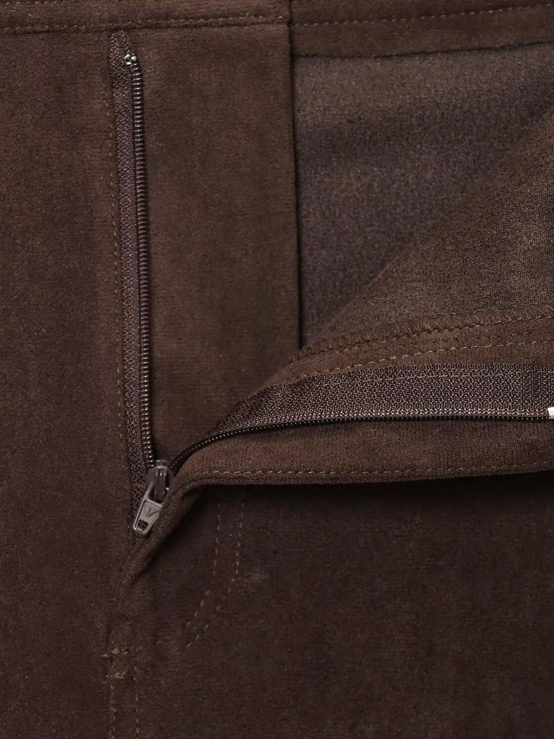 FALDA ANTELINA MARRON