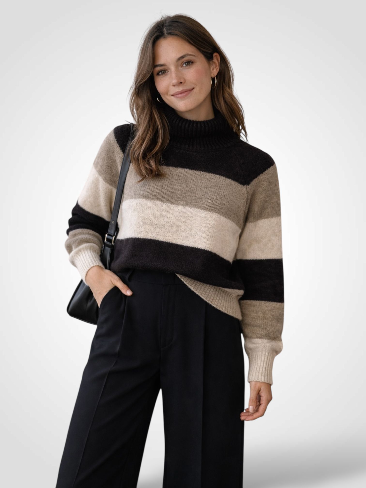 JERSEY CUELLO ALTO RAYAS