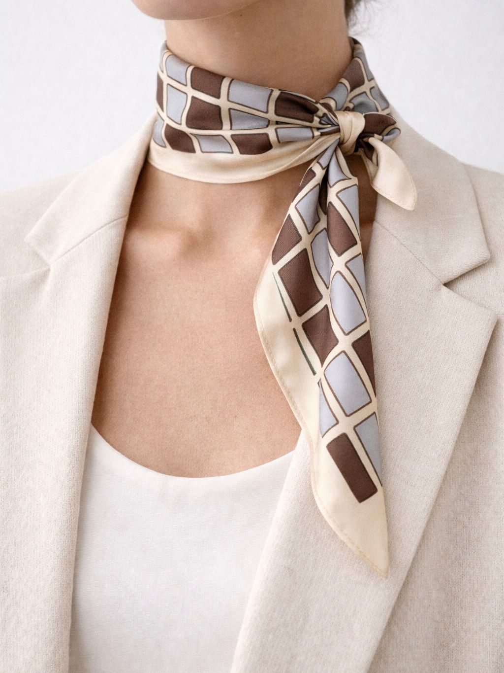 PASHMINA RASO CUADROS 66X66