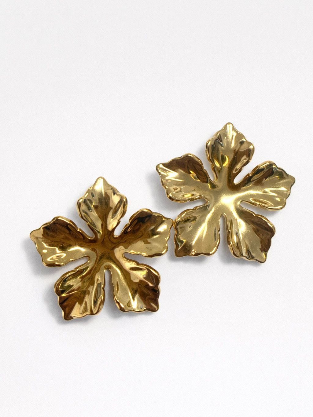 PENDIENTE ACERO FLOR