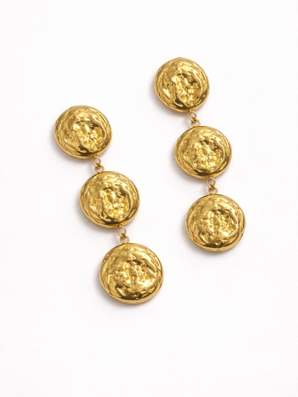 PENDIENTES ACERO TRIPLE