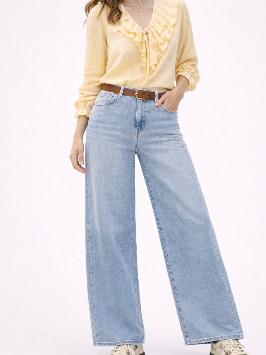 PANTALON WIDE LEG DENIM 2