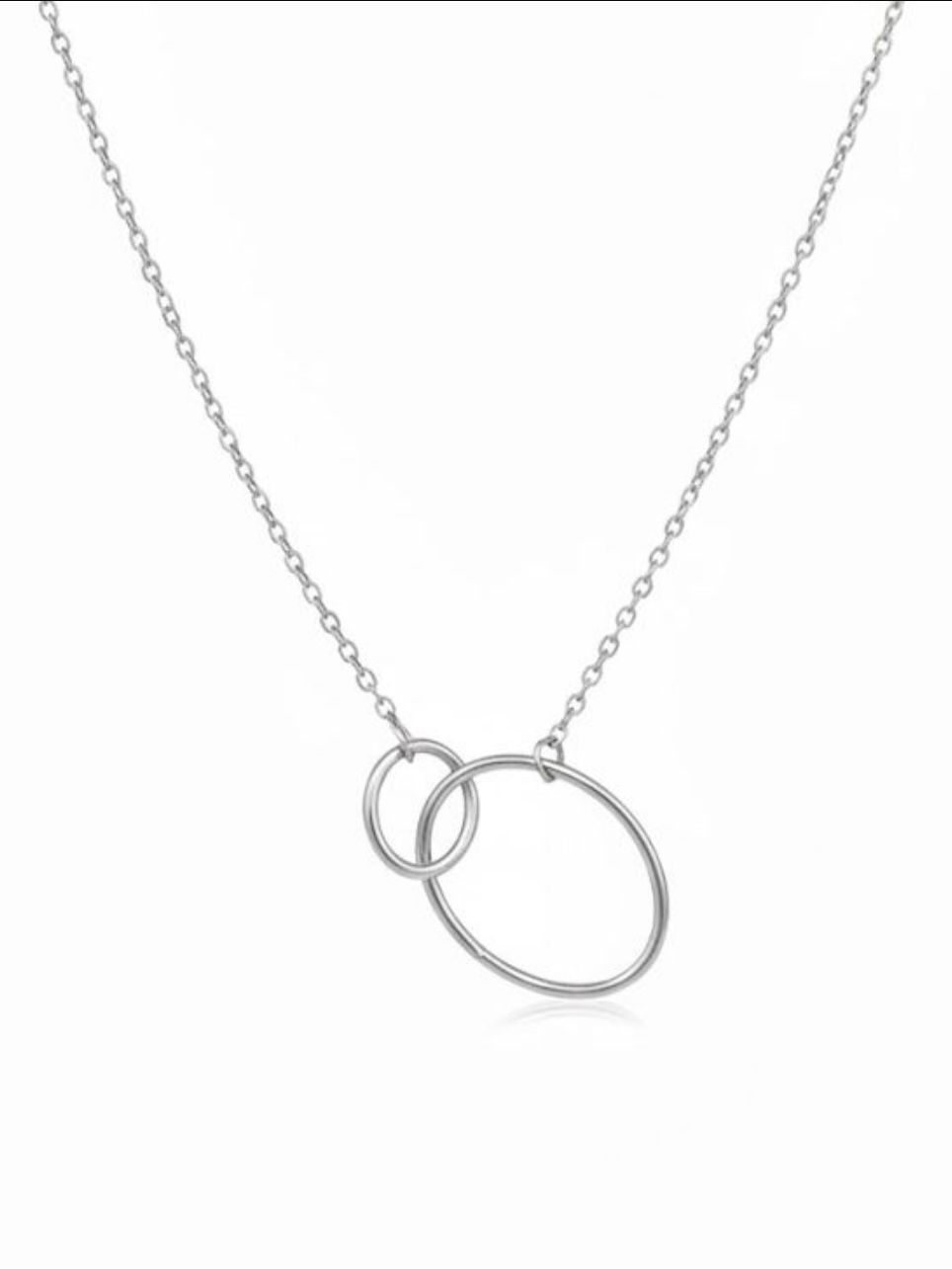 COLLAR ACERO CIRCULOS