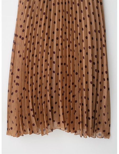 VESTIDO CINTURON LUNARES