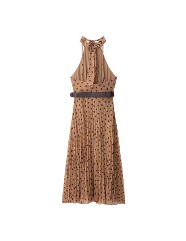 VESTIDO CINTURON LUNARES