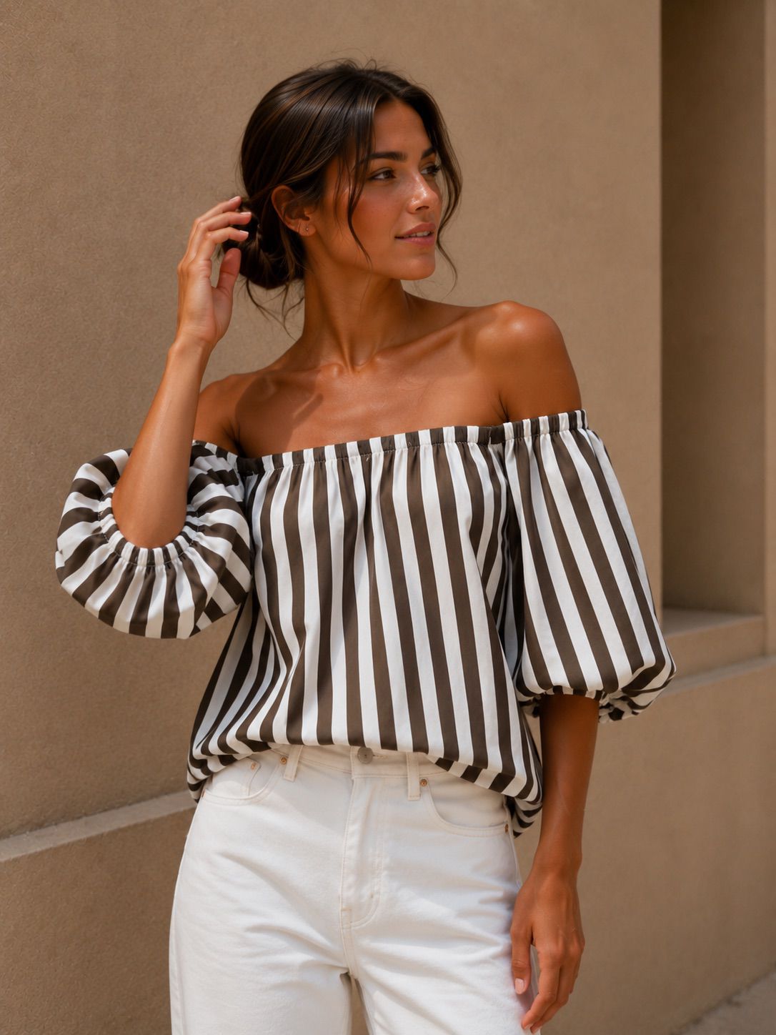 BLUSA MANGA GLOBO
