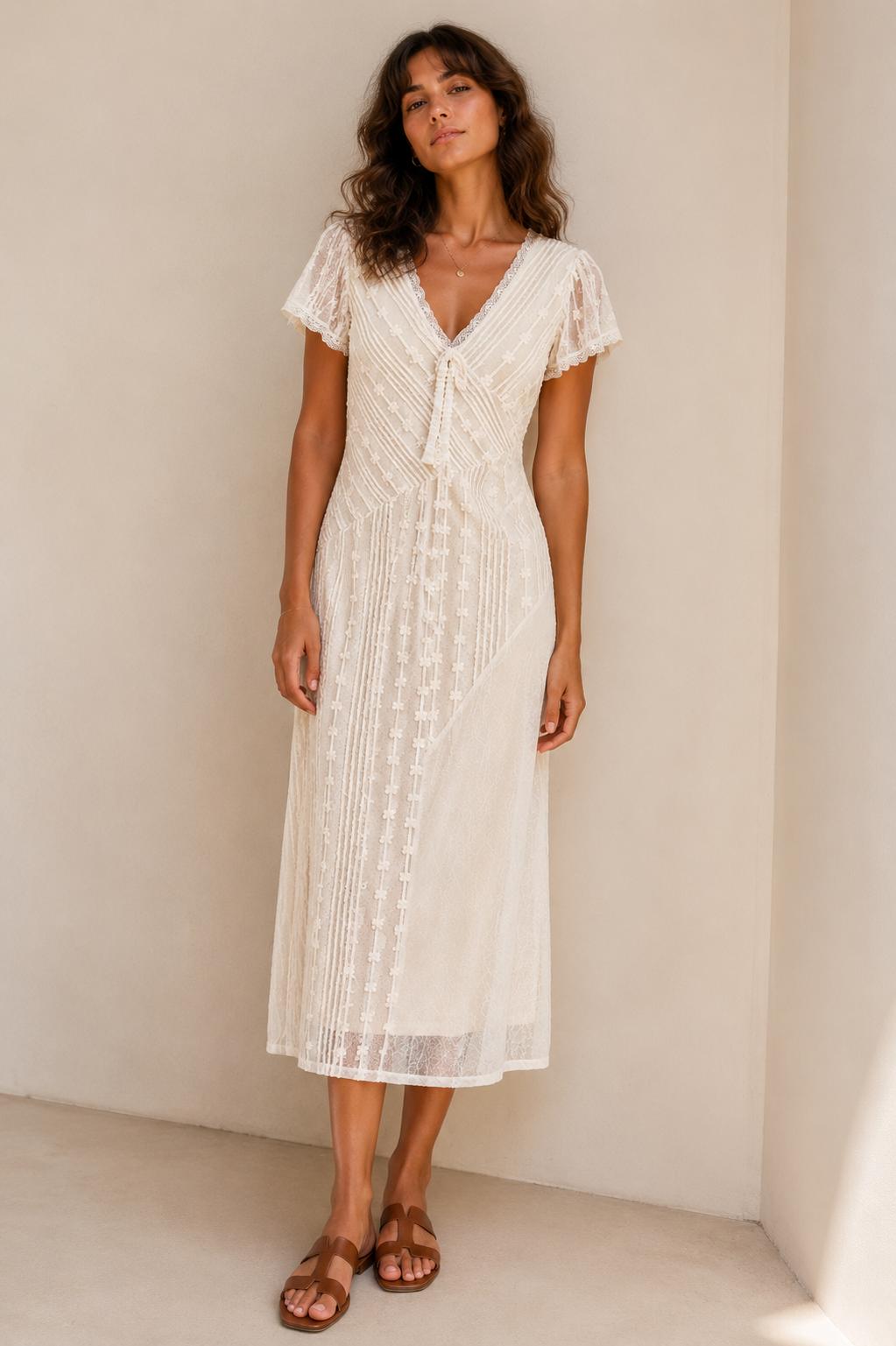 VESTIDO MIDI LEILA 