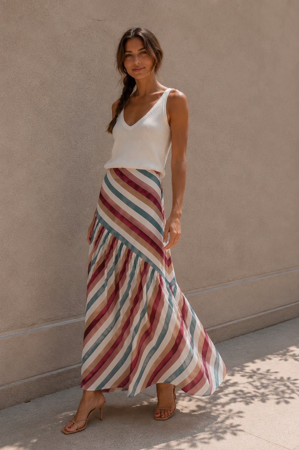 FALDA ESTILO TERRACOTA