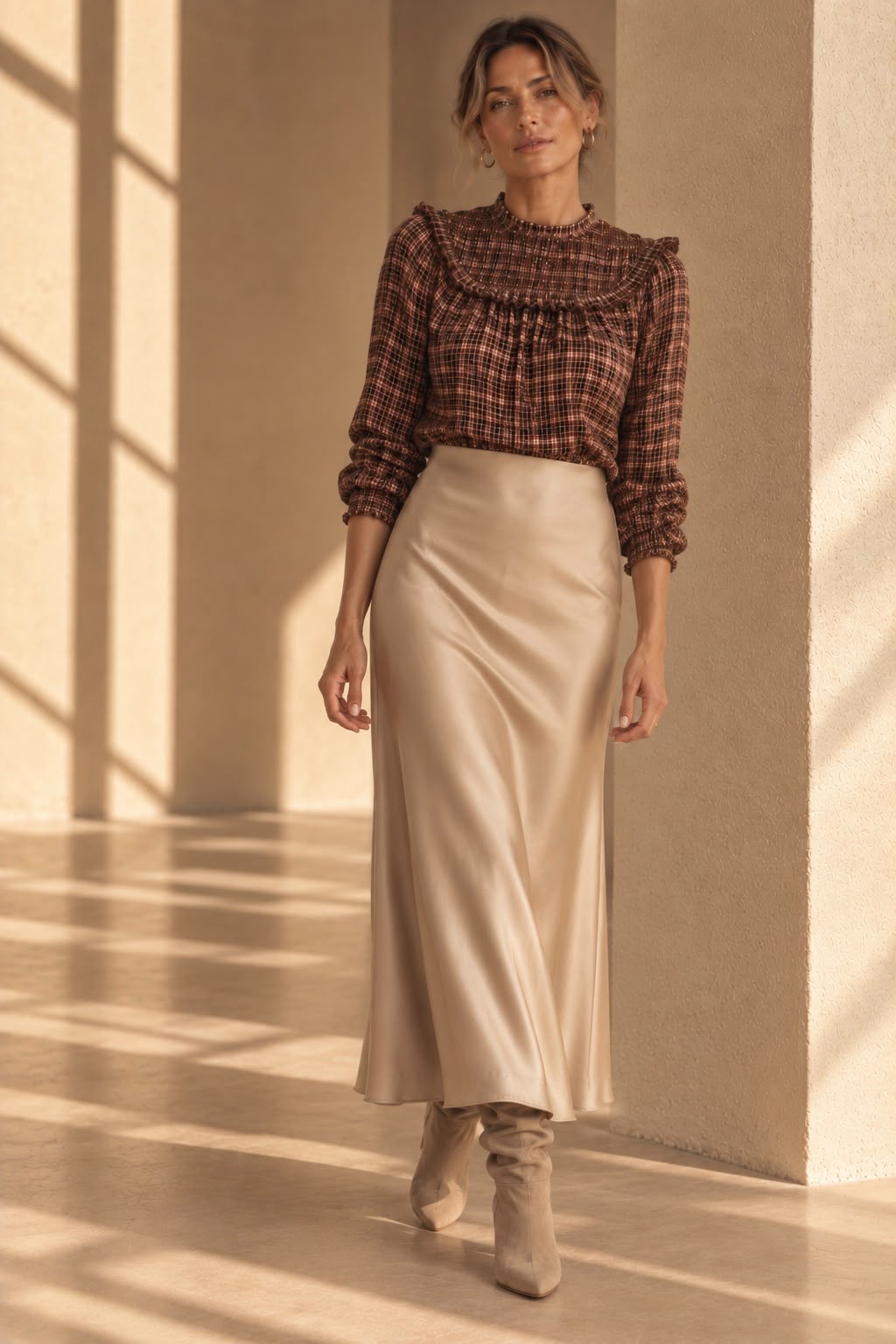 FALDA SATEN