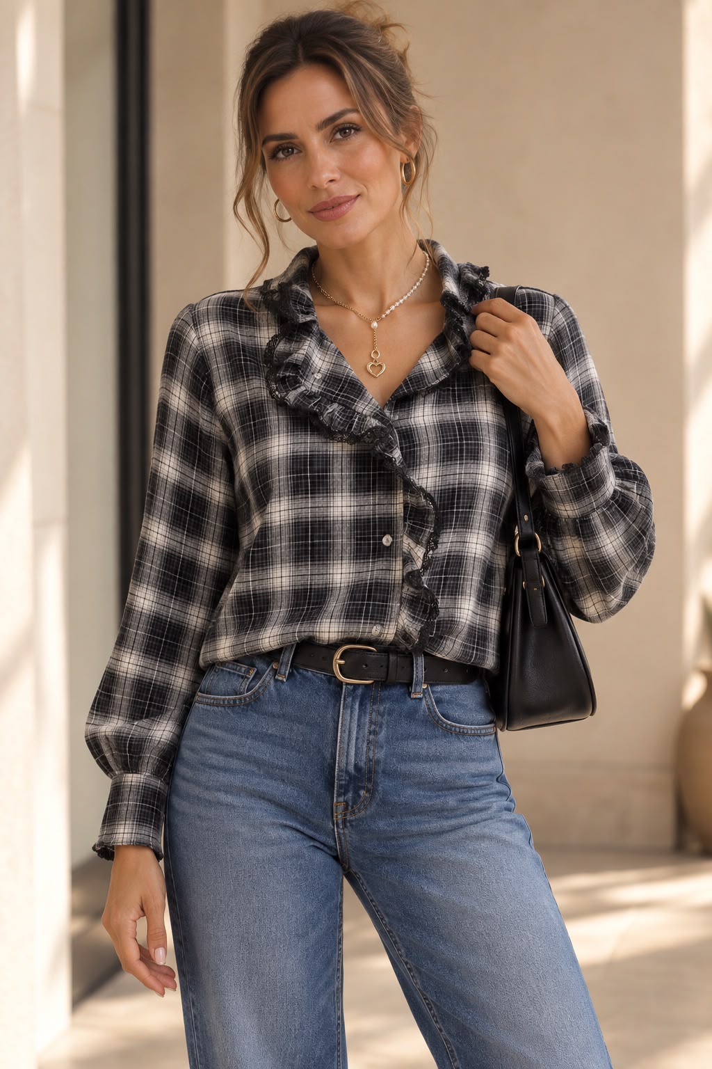 BLUSA CUADROS