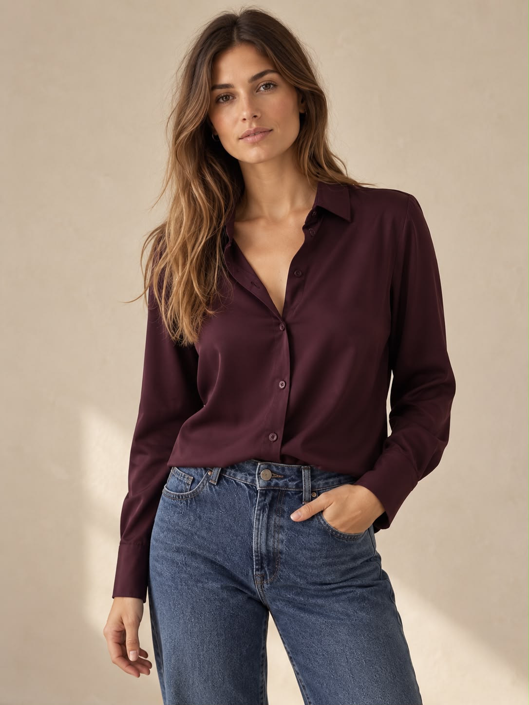 CAMISA SATEN