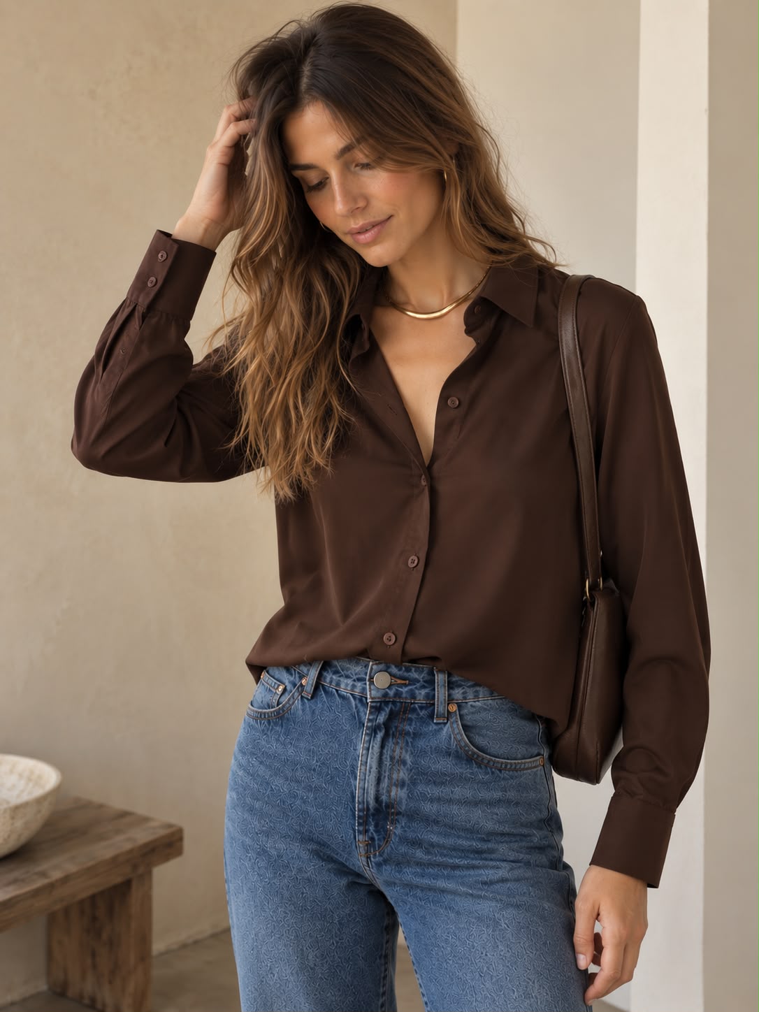 CAMISA SATEN
