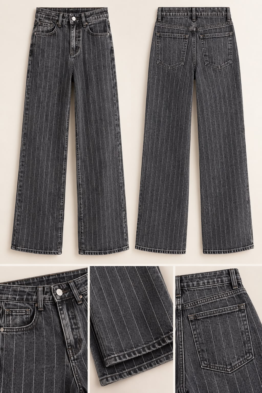 PANTALON DENIM RAYAS