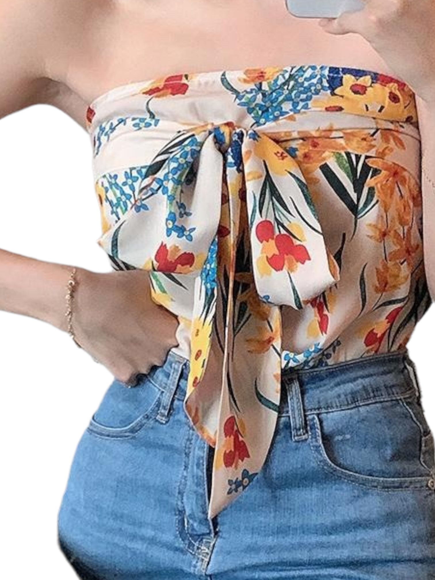 BLUSA GASA FLORES